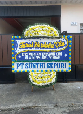 Papan Bunga Duka di Cikurutug